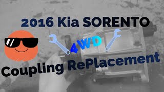 2016 sorento 4wd coupling replacement