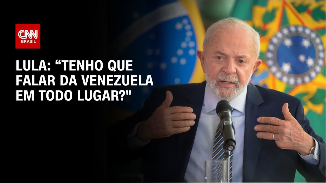 Lula: “Tenho que falar da Venezuela em todo lugar?” | CNN ARENA