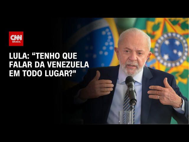 Lula: “Tenho que falar da Venezuela em todos os lugares?” | ARENA CNN