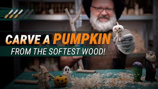 I Carved a Halloween Pumpkin Out of Wood – And It Looks ALIVE