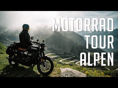 [MOTO-VLog] Motorrad-Tour durch die Alpen mit Triumph Bonneville T120 Black und Scrambler 1200 XE