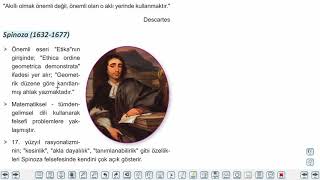 Eğitim Vadisi 11.Sınıf Felsefe 7.Föy 17.Yüzyıl Felsefesi Konu Anlatım Videoları