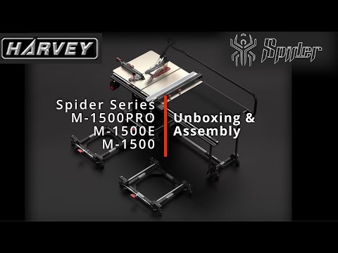 Harvey Spider Series M-1500/M-1500Pro/M-1500E Mobile Base Unboxing & Assembly