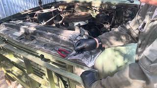 CUCV, 6.2/6.5 Diesel injector return hose replacement