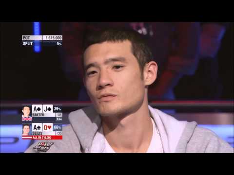 Eliminated By A Flush - SALTER vs SEILIS - EPT 10 Grand Final - Poker Highlight