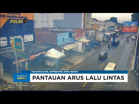 NTMC POLRI - PANTAUAN ARUS LALU LINTAS SIANG 19/08/25