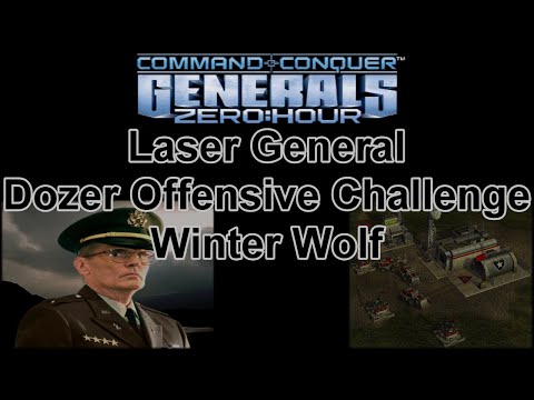 Laser Gen Dozer Offensive Challenge: Winter Wolf - C & C Generals Zero Hour 1080p 60fps