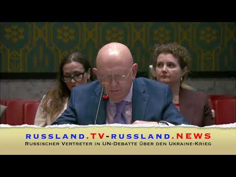 Russischer Vertreter in UN-Debatte über den Ukraine Krieg