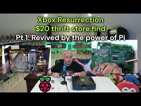 Xbox Resurrection $20 Thrift Store Find - Pt. 1 Refurbish Console & Rebuild LPC Port