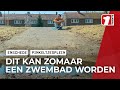 Dit plein kan zomaar veranderen in een zwembad!