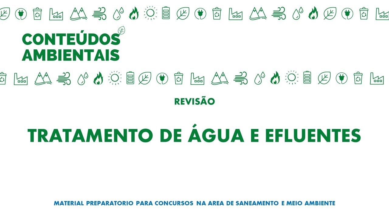 REVISÃO TRATAMENTO DE EFLUENTES