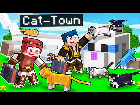 MI TRASFERISCO NELLA CITTÀ DEI GATTI DELLA BIG VANILLA! - MINECRAFT