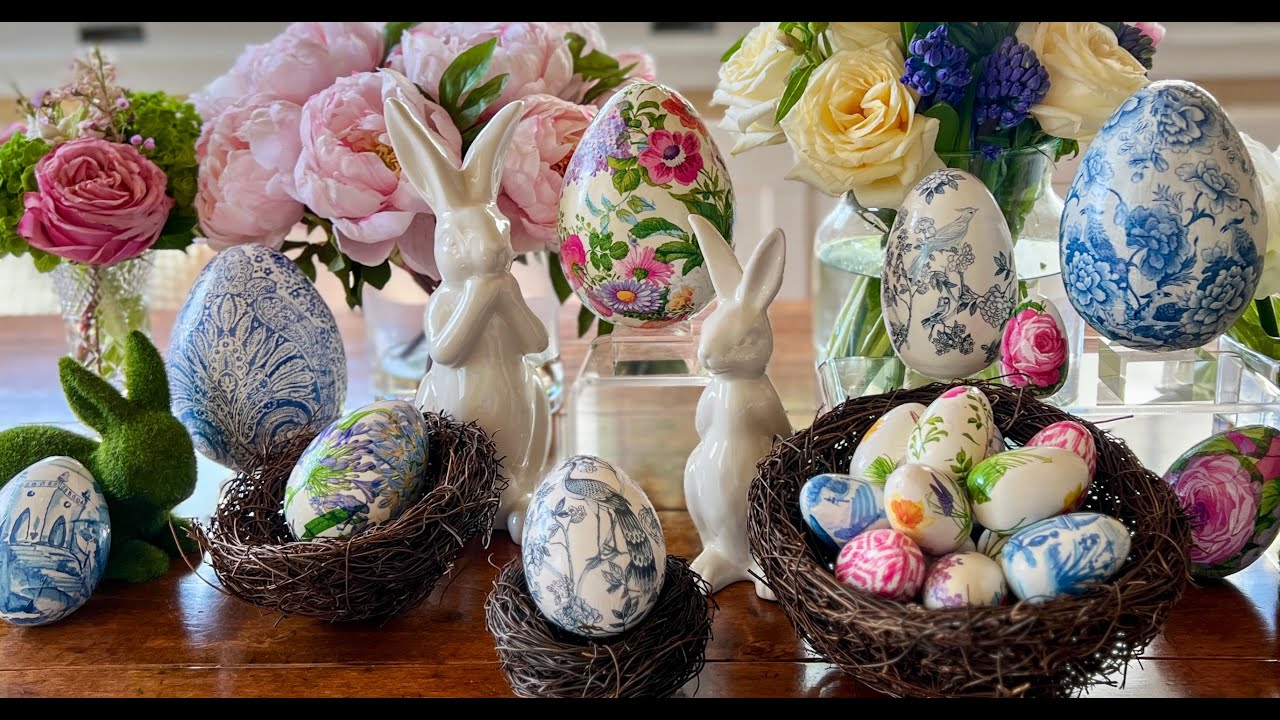 Decoupage Easter Egg Tutorial