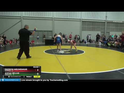 97 Lbs Round 1 (6 Team) - Madison Nieuwenhuis, Michigan Vs Sophia Bellus, Minnesota Ed95