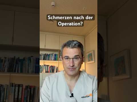 💊 Schmerzen nach der OP? Das sollten Sie unbedingt wissen! 🕒