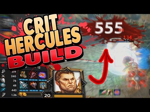 Smite: Hercules Crit Build - The Ra THAT DESTROYED THEIR WHOLE TEAM!