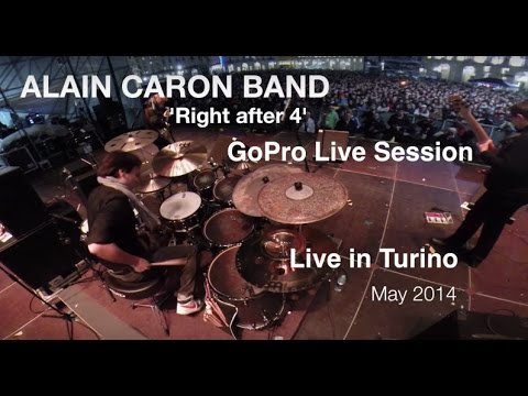 Damien Schmitt - Alain Caron Band - 'Right After 4' - GoPro Live Session