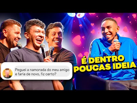 POUCAS IDEIAS COM O NÓIA!! DICAS DE NAMORO NO SHOW 😂 (ft. Renato Albani & Victor Sarro)