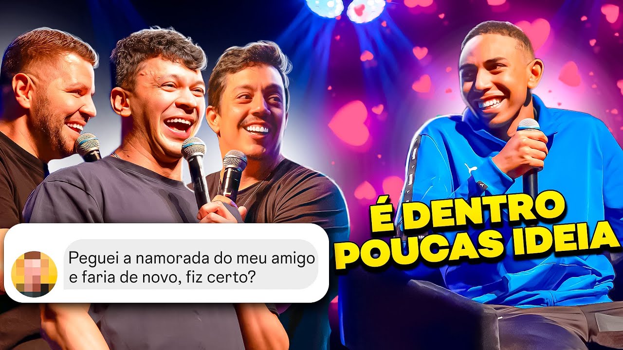 POUCAS IDEIAS COM O NÓIA!! DICAS DE NAMORO NO SHOW 😂 (ft. Renato Albani & Victor Sarro)