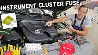 DODGE CHARGER INSTRUMENT CLUSTER GAUGES FUSE LOCATION REPLACEMENT