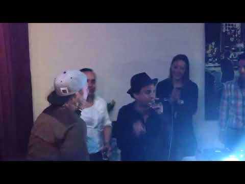 Olof O-Hund och Timbuktu rappar på Claddes 40 års fest i Lund, i maj-2015. :)