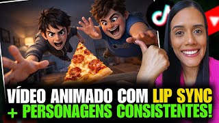A Melhor Ferramenta de IA para VÍDEO ANIMADO com Lip Sync e PERSONAGENS CONSISTENTES