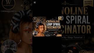 Watch Me Create This Elegant Crinoline Fascinator Step-by-Step