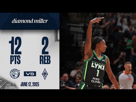 Diamond Miller Is A Spark Off The Bench With 12 Points Vs The Las Vegas Aces | 06.17.25