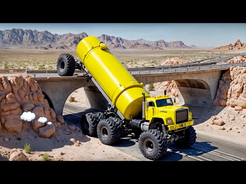Cars vs ProHug UNFINISHED Roads Bridge #2 - BeamNG.drive Fails & Crashes 2025!