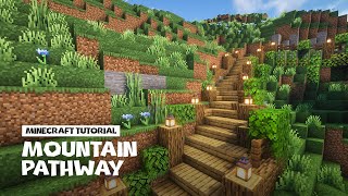 Minecraft: How to Build a Mountain Pathway [Tutorial]