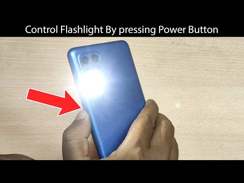 How to turn off flashlight using power button Samsung