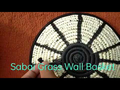 Multicolor Sabai Grass Decorative Wall Plates, For Home Decor, Circular,Oval