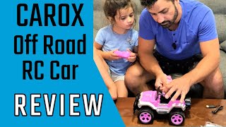 A full review of this Pink RC Barbie Jeep from CAROX!