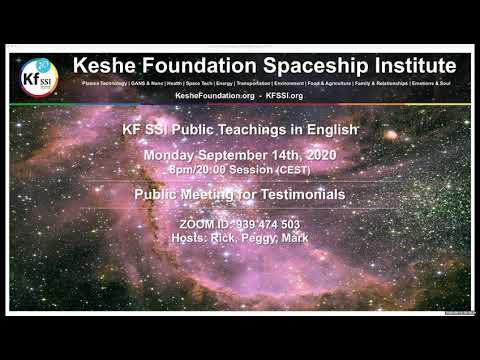 46th Public Meeting for Testimonials September 14th, 2020