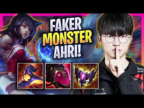 FAKER IS A MONSTER WITH AHRI! - T1 Faker Plays Ahri MID vs Taliyah! | Season 2025