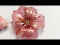 Wire Flower Resin Art Dip Resin How To Make Hologram Flower Diy Resinart Howto Diycrafts