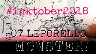 #inktober2018 | Tag 14 Leproello: MONSTER!