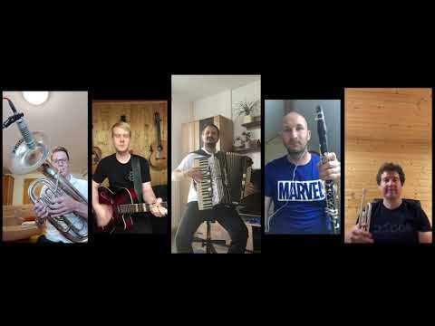 Ansambel Juhej / Die Juhej Oberkrainer - Čas beži / Edelweiß Polka (Karantena Cover)