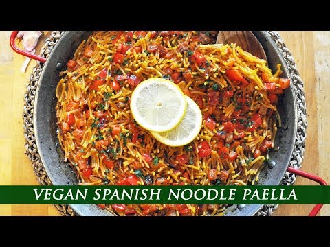 How to make VEGAN FIDEUÁ RECIPE | Spanish Noodle Paella