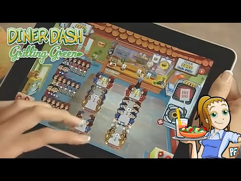 Diner Dash Grilling Green iPad launch trailer