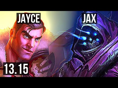 JAYCE vs JAX (TOP) | 8 solo kills, Legendary, 10/2/0, Rank 12 Jayce | EUW Challenger | 13.15