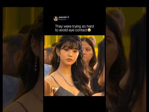 Wonyoung and Kylie Jenner were trying so hard to avoid eye contact 😭🩷