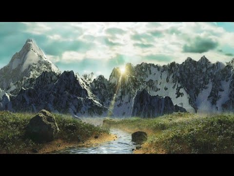 4k HDR Snowy village -Peaceful Snowing  at Dusk - Winter in Bulgaria - Relaxing video