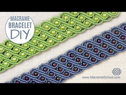 Spiral Macrame Patterns DIY Macrame Spiral Bracelets