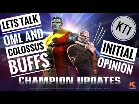 Old Man Logan & Colossus Buff Initial Thoughts! What Do You Guys Think?!