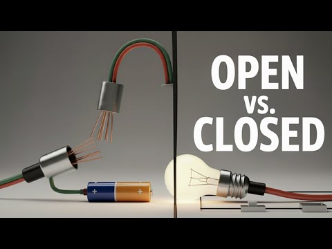 Open and Closed Circuits with Live Examples and Activity Questions