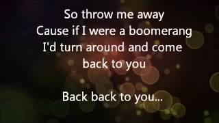 The Summer Set- Boomerang (lyrics)