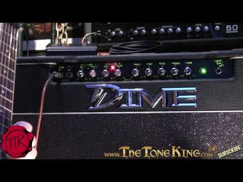Dime D100C Amp Review using Dean DFH - Dimebag Style! - D100 Demo