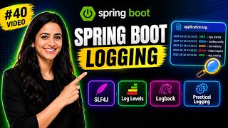 Spring Boot Tutorial #40 | Logging in Spring Boot | SLF4J, Log Levels & Logback