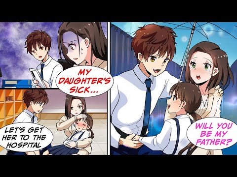 [Manga Dub] The single mother next to me was shaken because of her daughter's condition [RomCom]